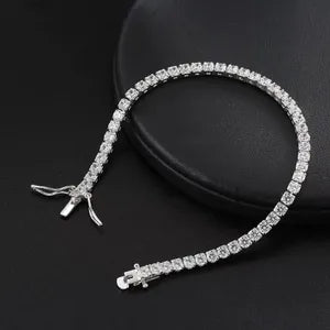 CZ Baguette Tennis Bracelet