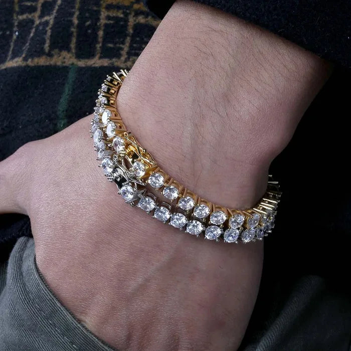 VVS Tennis Bracelet — 18K Gold Plated