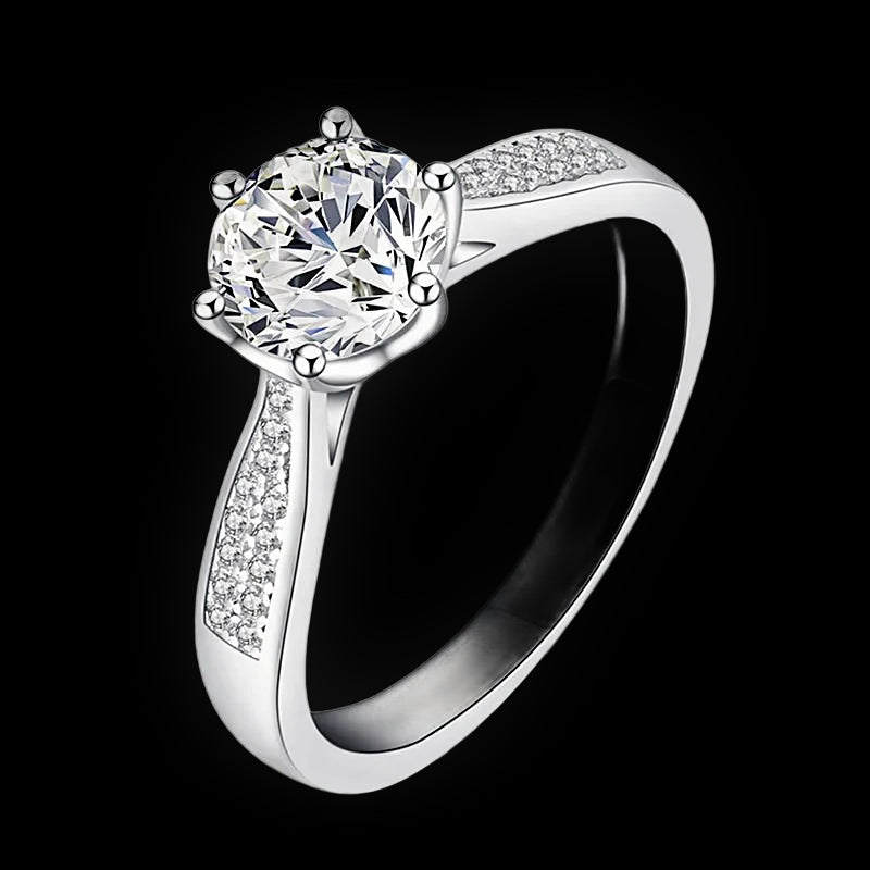 Classic Solitaire Ring — Cubic Zirconia