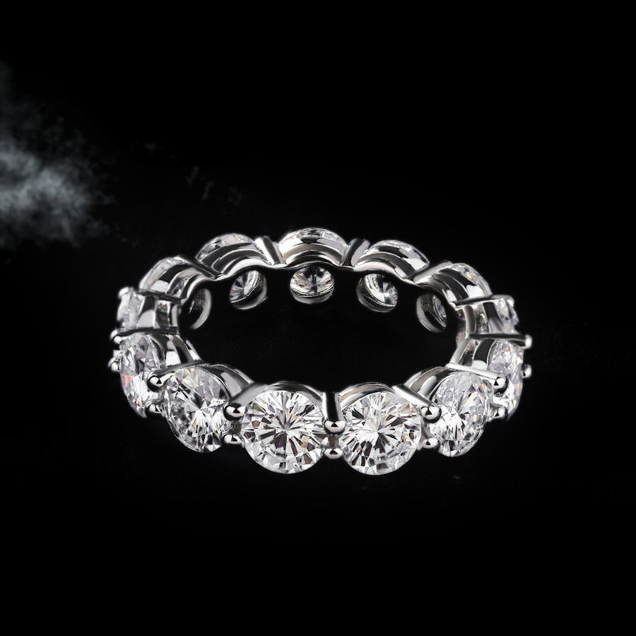 Eternity Band — Full Row VVS Moissanite