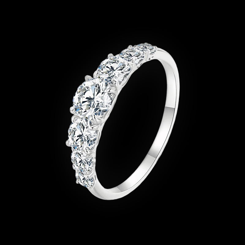 Five Stone Band — VVS Moissanite