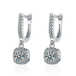 Dainty Huggie Hoop Earrings — VVS Moissanite