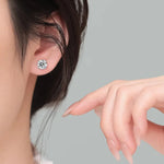 Classic Round Stud Earrings — VVS Moissanite