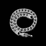 Iced Out VVS Franco Chain Bracelet | 925 Sterling Silver