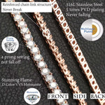 VVS Moissanite Tennis Chain | GRA Certified