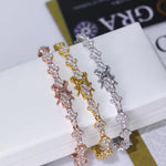Star Chain Bracelet — VVS Moissanite