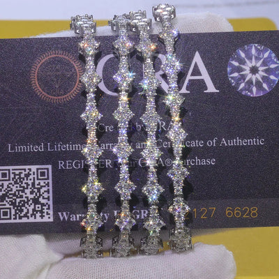 Star Chain Bracelet — VVS Moissanite