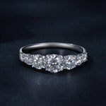 Five Stone Band — VVS Moissanite