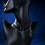 VVS Moissanite Star Tassel Pendant Necklace | GRA Certified | 925 Sterling Silver