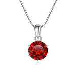 1CT Solitaire Pendant — Six-Prong VVS Moissanite
