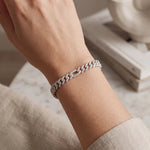 Cuban Hybrid Link Bracelet — Iced VVS Moissanite