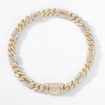Cuban Hybrid Link Bracelet — Iced VVS Moissanite