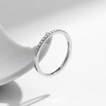 Micro Pavé Stacking Band — VVS Moissanite