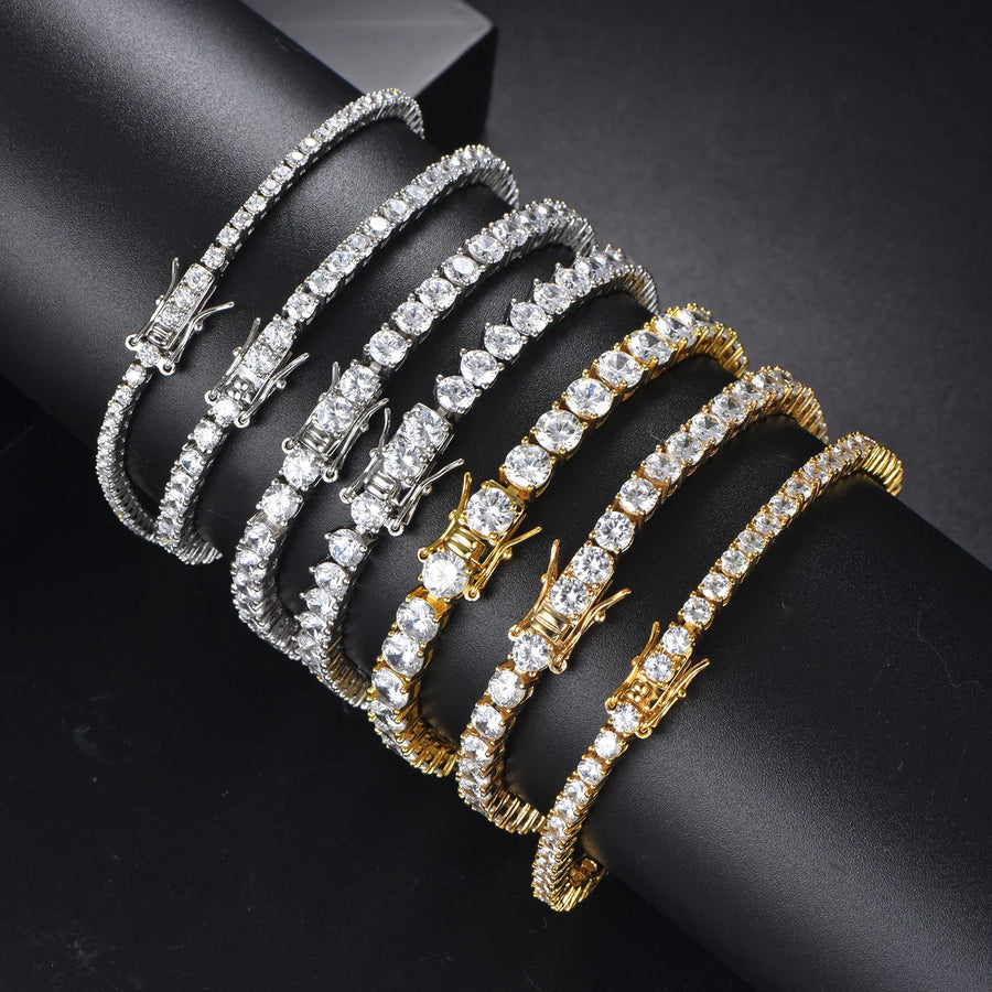 VVS Tennis Bracelet — 18K Gold Plated