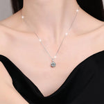 1CT Solitaire Pendant — Six-Prong VVS Moissanite