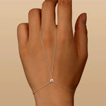 VVS Moissanite Hand Chain Ring Bracelet | GRA Certified | 925 Sterling Silver