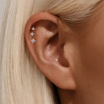 Cartilage Stud Collection — 925 Silver Piercing Studs