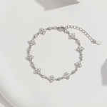 Clover Charm Bracelet — VVS Moissanite