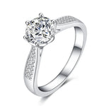 Classic Solitaire Ring — Cubic Zirconia