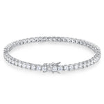 Tennis Bracelet — VVS Moissanite, 925 Sterling Silver