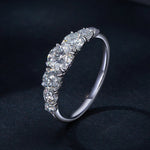 Five Stone Band — VVS Moissanite