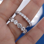 Eternity Band — Full Row VVS Moissanite