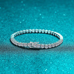 Tennis Bracelet — VVS Moissanite, 925 Sterling Silver