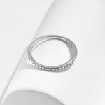 Micro Pavé Stacking Band — VVS Moissanite