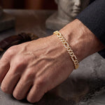 Cuban Hybrid Link Bracelet — Iced VVS Moissanite