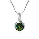 1CT Solitaire Pendant — Six-Prong VVS Moissanite