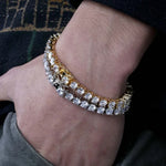 VVS Tennis Bracelet — 18K Gold Plated