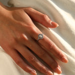 Oval Halo Ring — VVS Moissanite