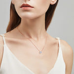 Solitaire Pendant Necklace — VVS Moissanite