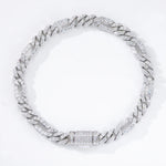 Cuban Hybrid Link Bracelet — Iced VVS Moissanite