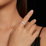 Five Stone Band — VVS Moissanite