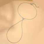 VVS Moissanite Hand Chain Ring Bracelet | GRA Certified | 925 Sterling Silver