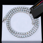 Tennis Necklace — D Color VVS Moissanite