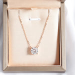 Solitaire Pendant Necklace — VVS Moissanite