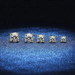VVS Moissanite Stud Earrings | GRA Certified | 925 Silver