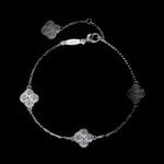 Clover Charm Bracelet — VVS Moissanite