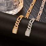 Cuban Hybrid Link Bracelet — Iced VVS Moissanite