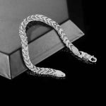 Iced Out VVS Franco Chain Bracelet | 925 Sterling Silver