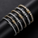 Diamond Ice Tennis Bracelet — VVS Moissanite
