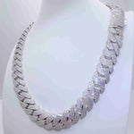 Iced Out VVS Moissanite Cuban Link Chain | GRA Certified