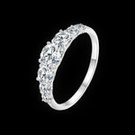 Five Stone Band — VVS Moissanite