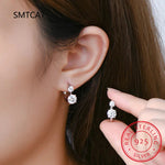 Certified Hoop Earrings — VVS Moissanite
