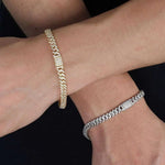 Cuban Link Bracelet — VVS Moissanite Iced