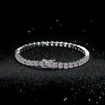 Tennis Bracelet — VVS Moissanite, 925 Sterling Silver