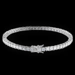 Tennis Bracelet — VVS Moissanite, 925 Sterling Silver